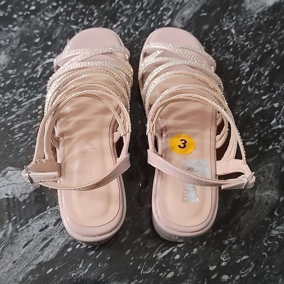 BRAND NEW STEVE MADDEN GLITTER (Little Kid/Big Kid) SANDAL - Picture 6 of 16